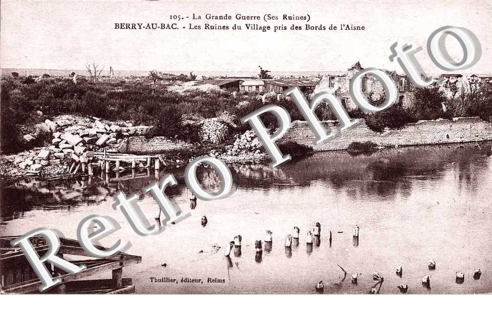 Les ruines du village