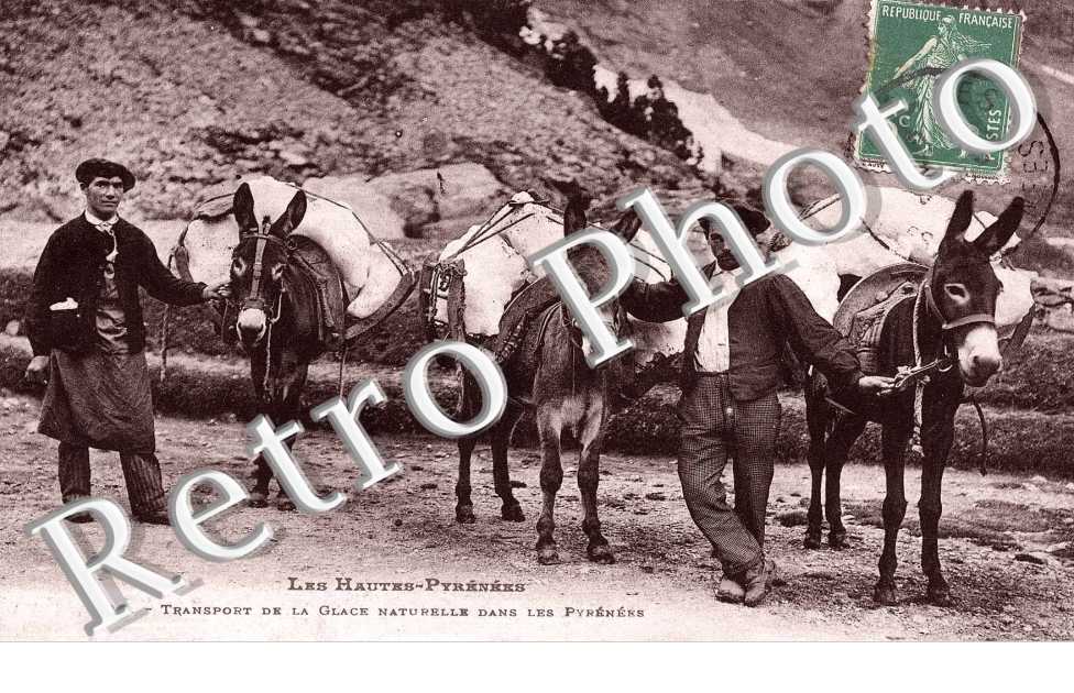 Transport de la glace naturelle