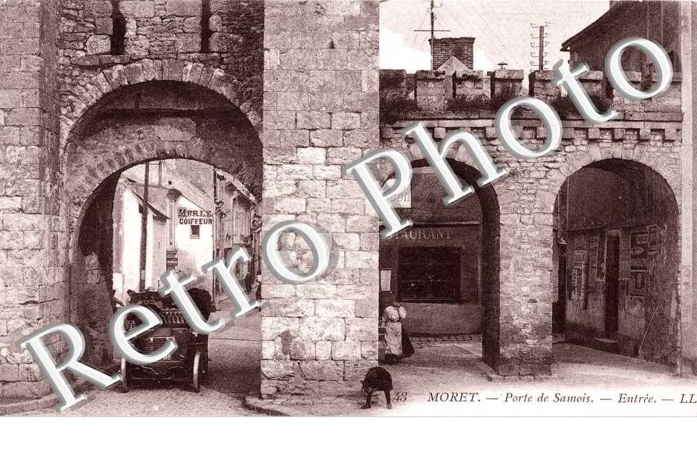 Porte de Samois - entree - automobile