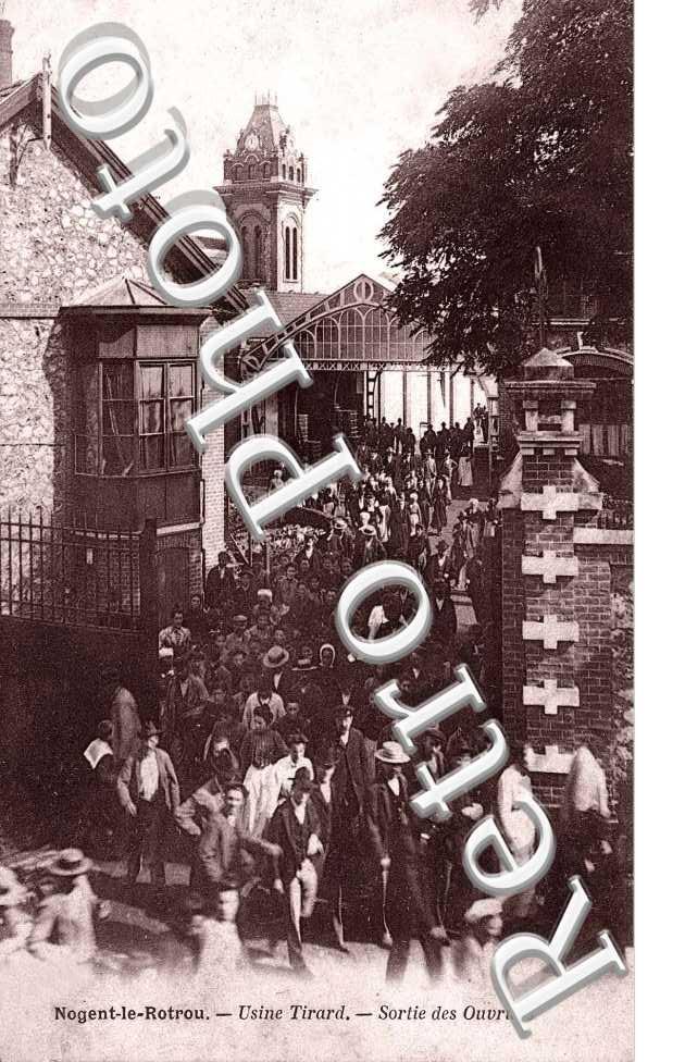 usine Tirard - sortie des ouvriers