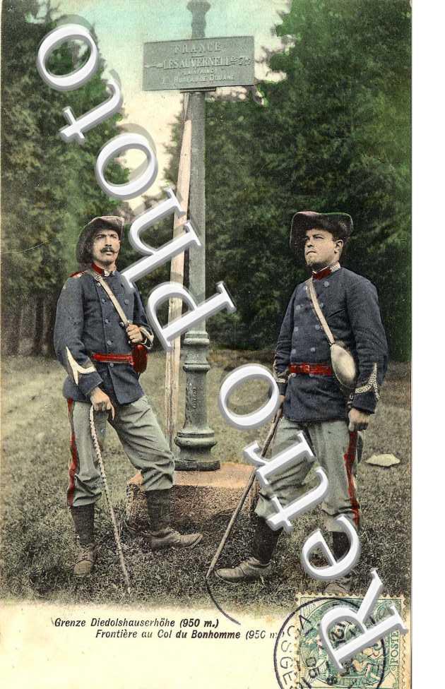 frontiere au col du Bonhomme