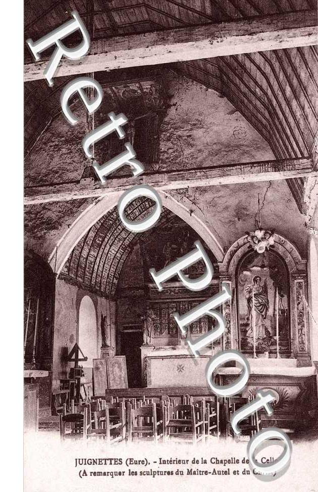 Interieur de la chapelle de la Celle