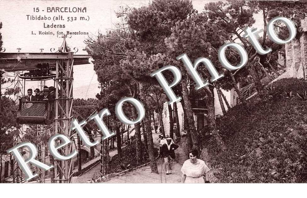 Tibidabo, Laderas