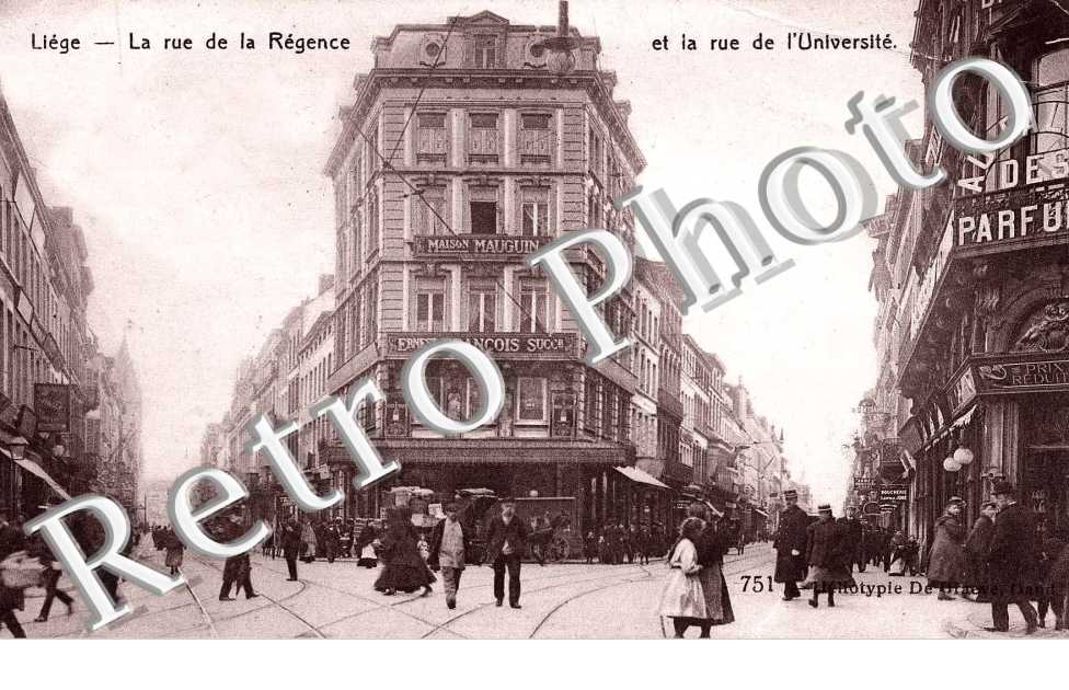 la rue de la Régence et la rue de l&#039;Université