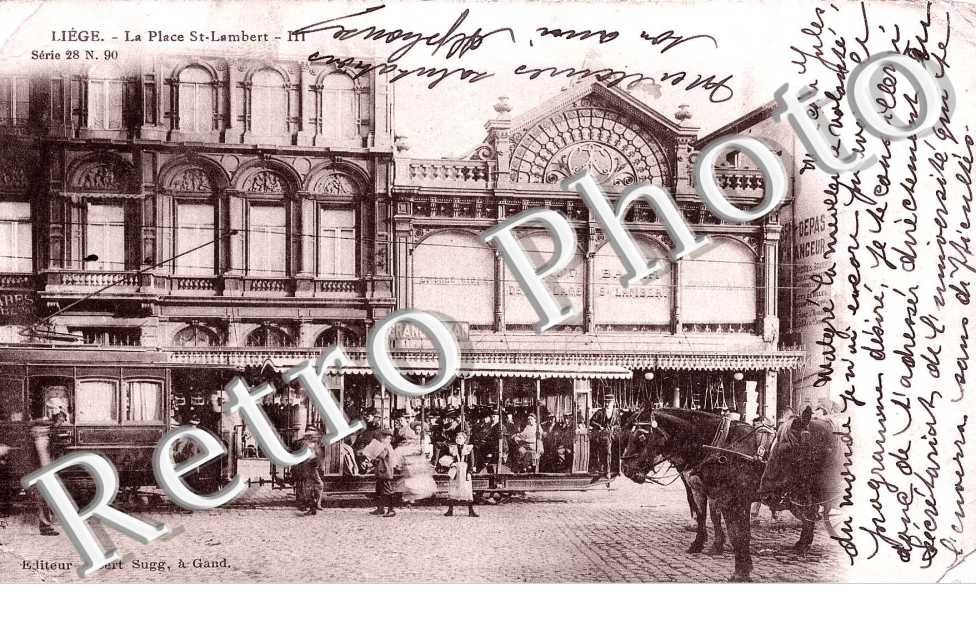 la place Saint-Lambert  Grand Bazar