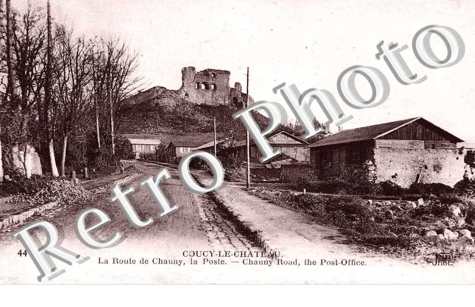 la route de Chauny, la poste