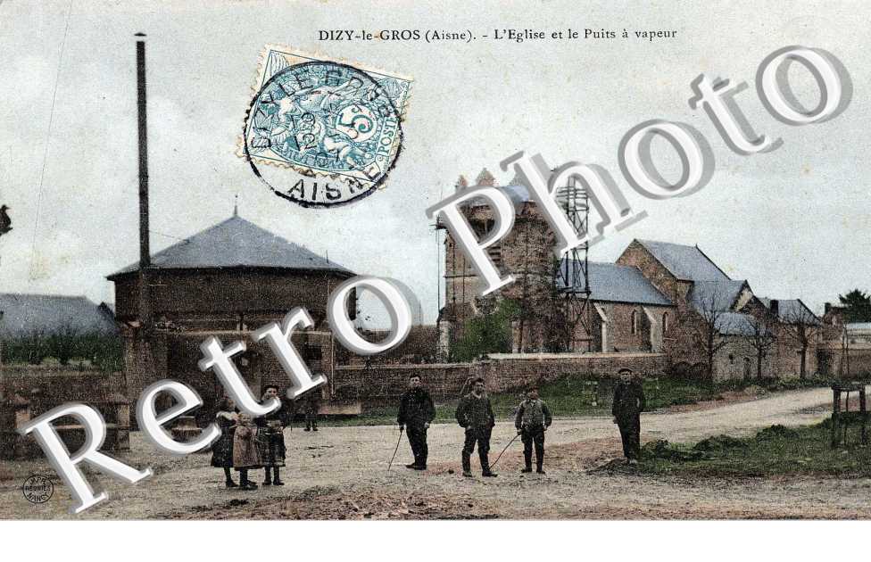 l&#039;eglise et le puits a vapeur