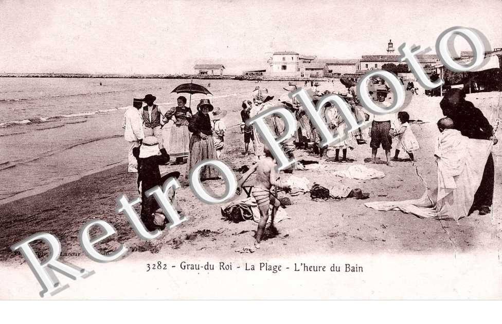 La Plage a l&#039;heure du Bain