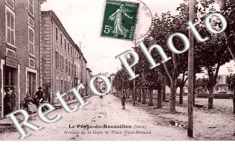 avenue de la gare et place Paul Morand