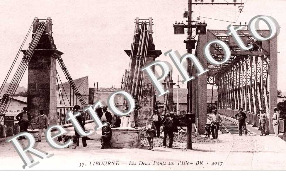 Les deux Ponts sur l&#039;Isle
