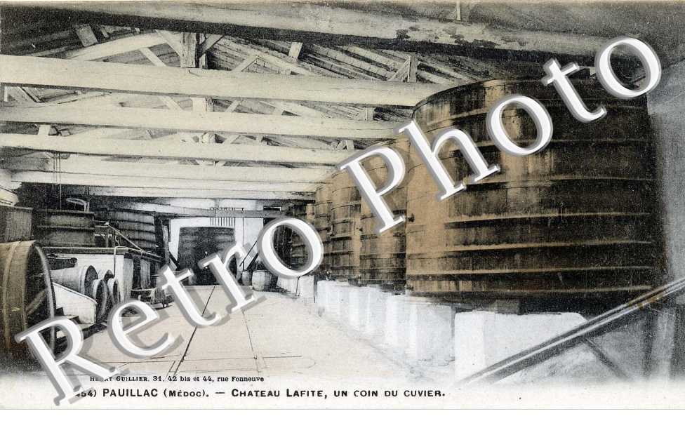 chateau Lafite , un coin du cuvier