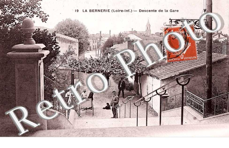 Descente de la gare