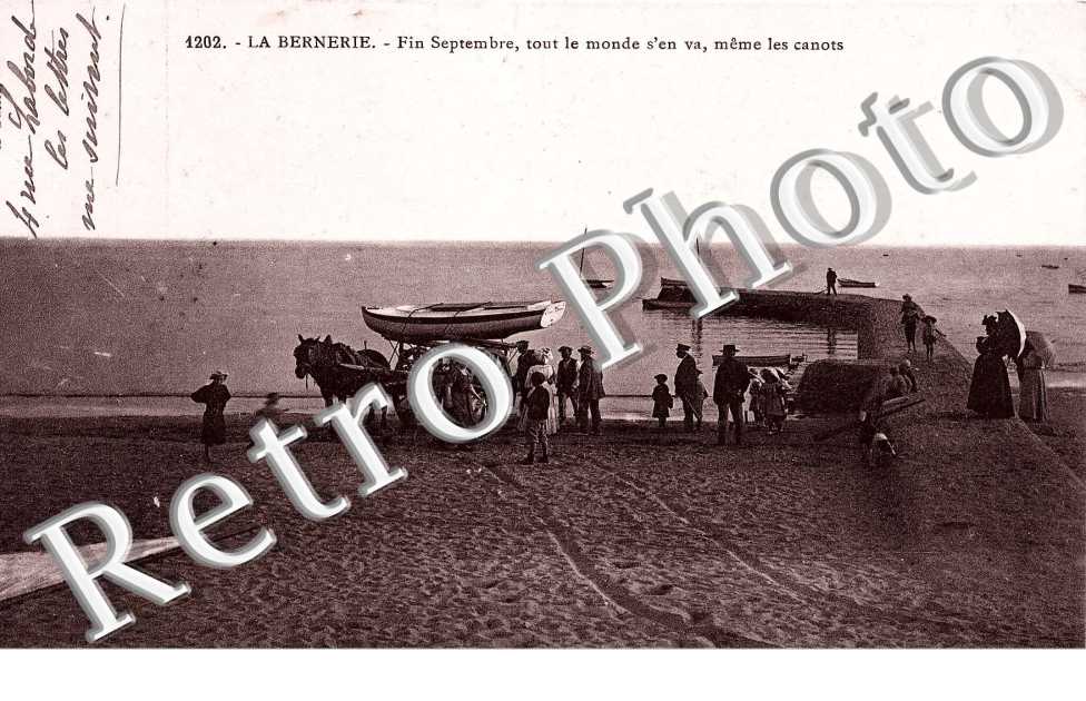 Fin septembre Tout le monde s&#039;en va, meme les canots