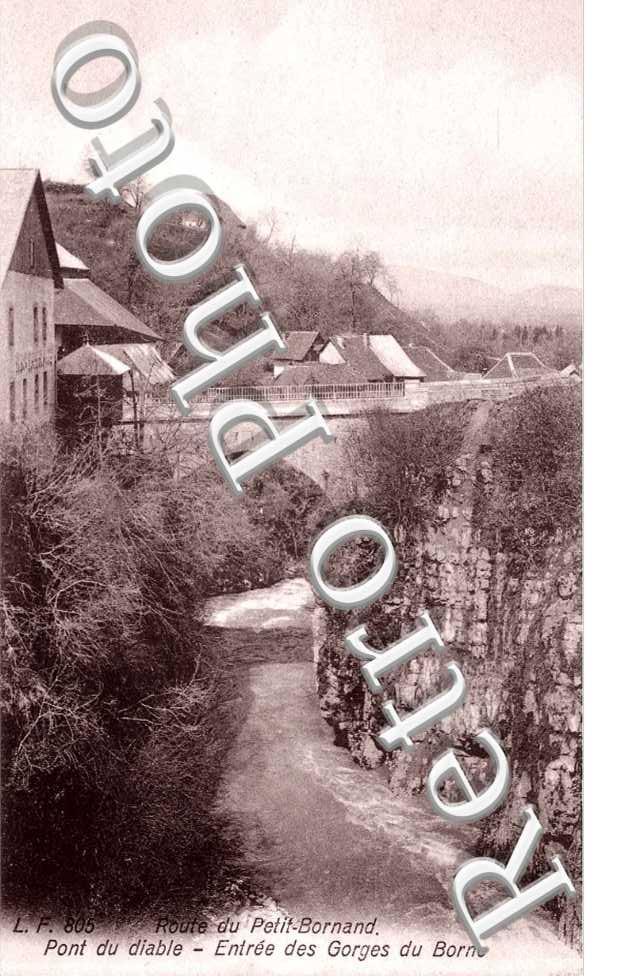 pont du diable, entree des gorges du Borne