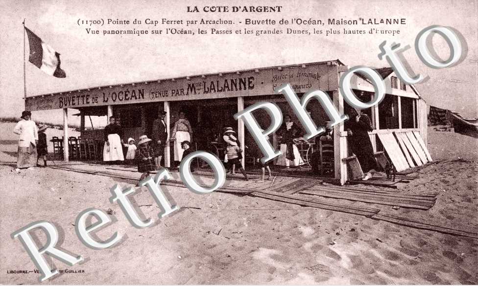 Pointe du Cap Ferret. Buvette de l&#039;Ocean - maison Lalanne