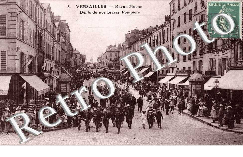 DEFILE de nos braves pompiers. Revue Hoche