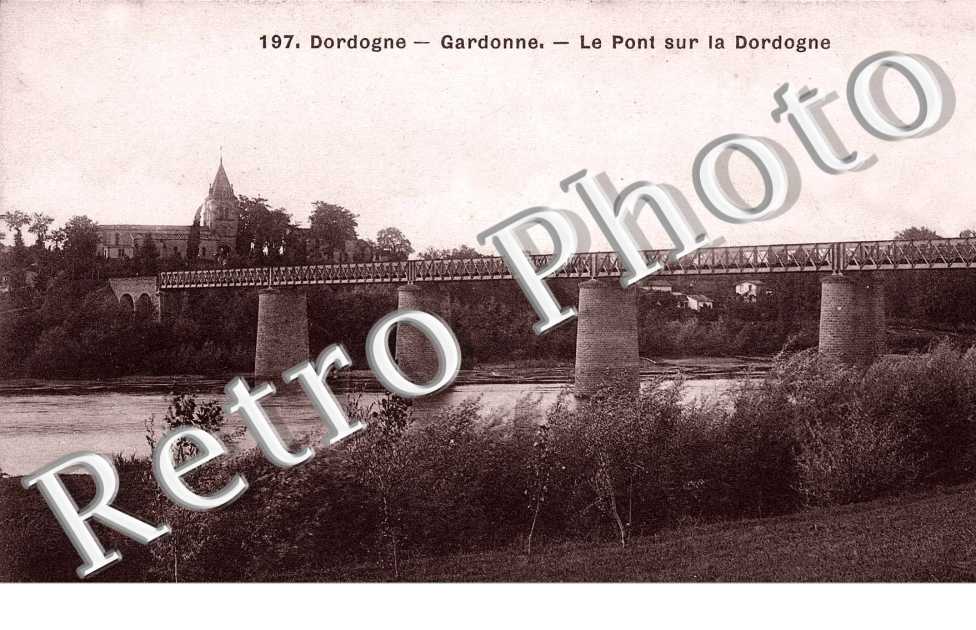 Le pont sur la Dordogne