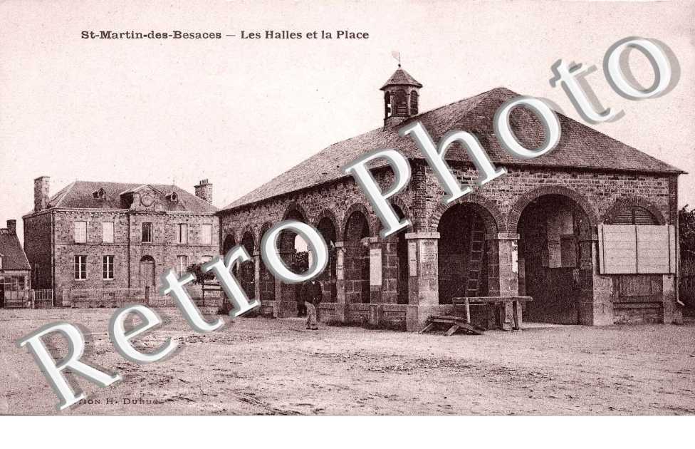 Les halles et la place