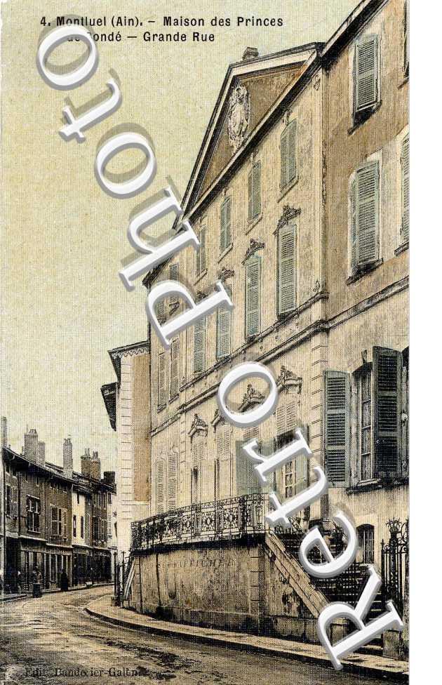  Maison DES PRINCES DE CONDE  GRANDE RUE