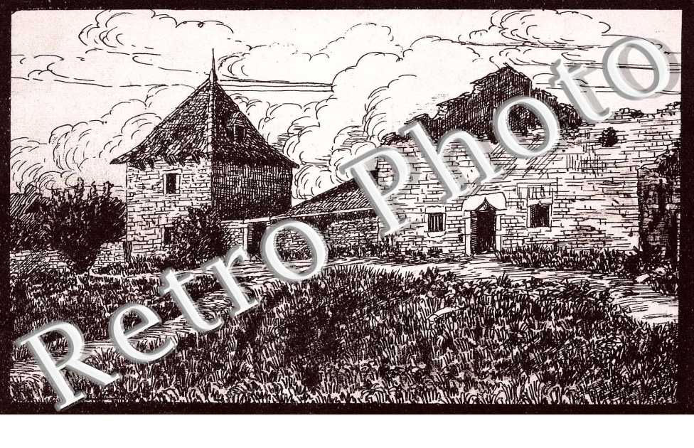 Ruine von Schloss -   feldpostkarte