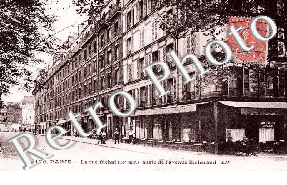 la rue Bichat Angle de l&#039;Avenue RICHERAND