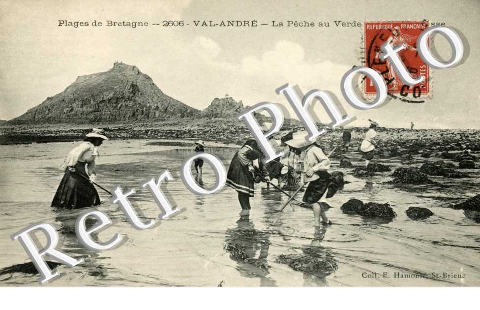 plage de Bretagne - la peche