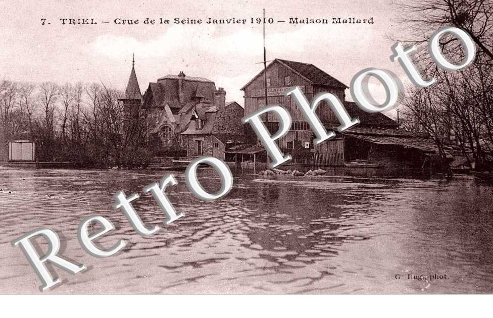Crue de la Seine, janvier 1910 - Maison Mallard