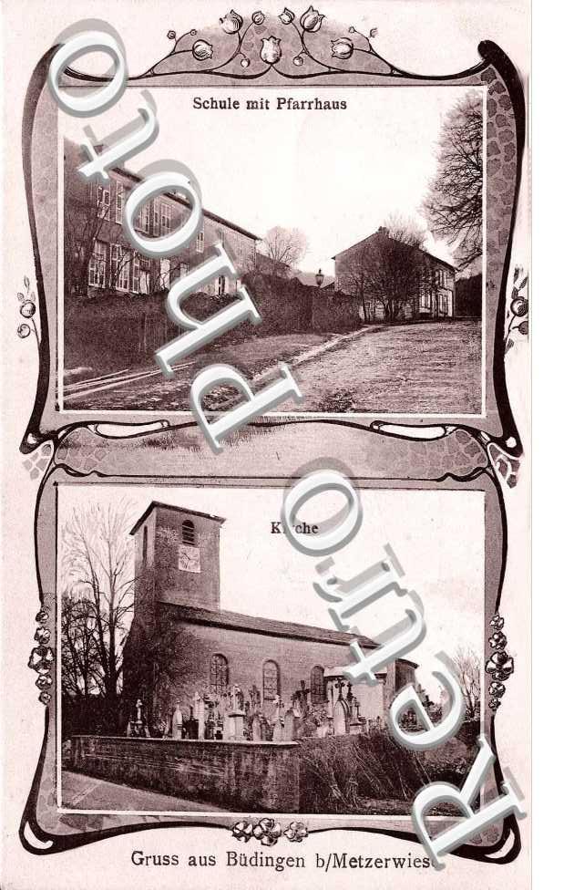 Schule mit Pfarrhaus  - Kirche