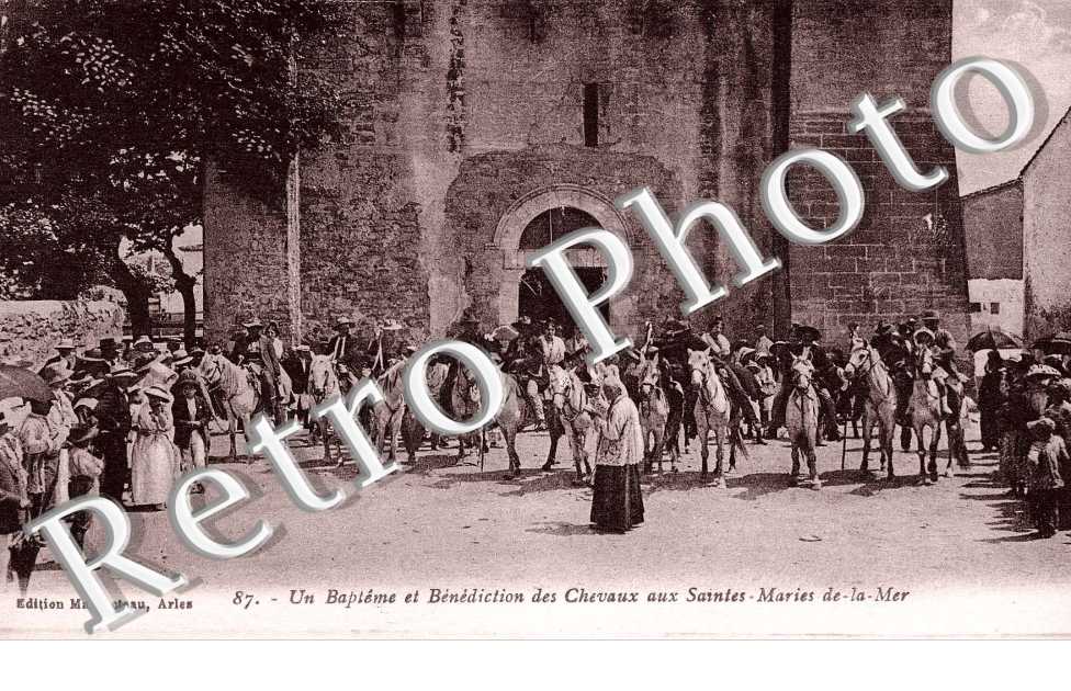 Un bapteme et benediction des chevaux