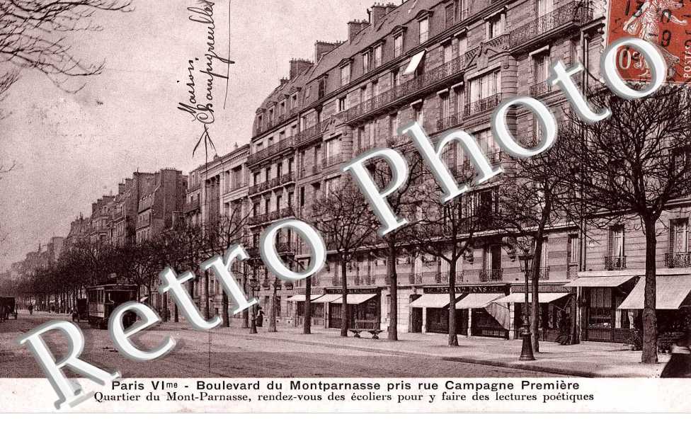 Boulevard Montparnasse rue CAMPAGNE PREMIERE