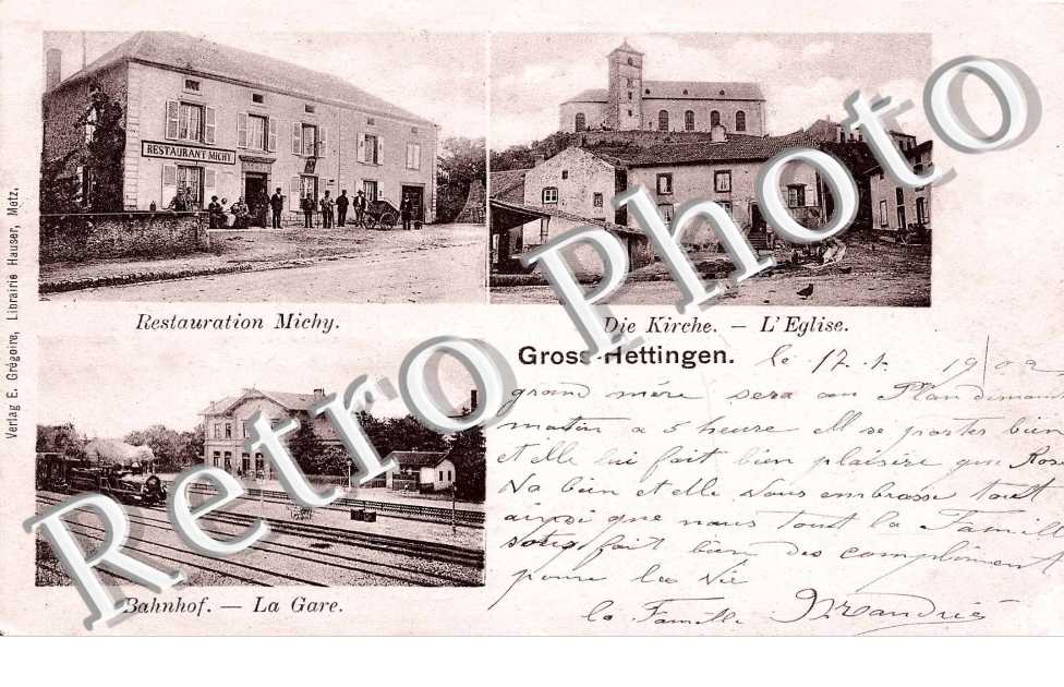 la gare, l'eglise, restauration Michy