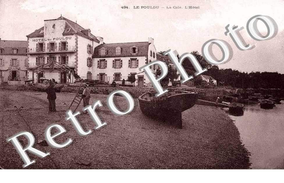 le pouldu, la cale , l&#039;hotel