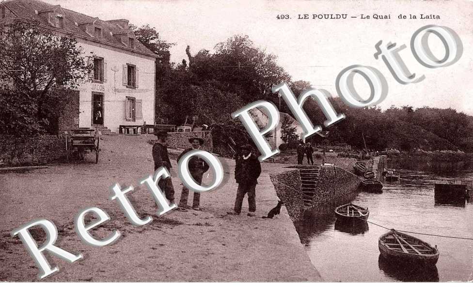 le pouldu, le quai de la Laita