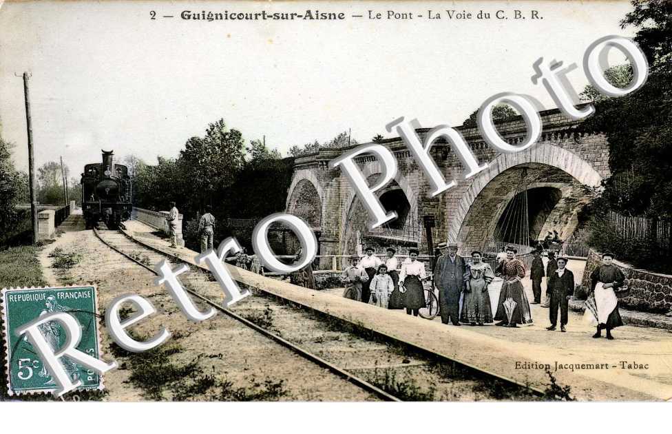 Le pont  La voie du C.B.R.