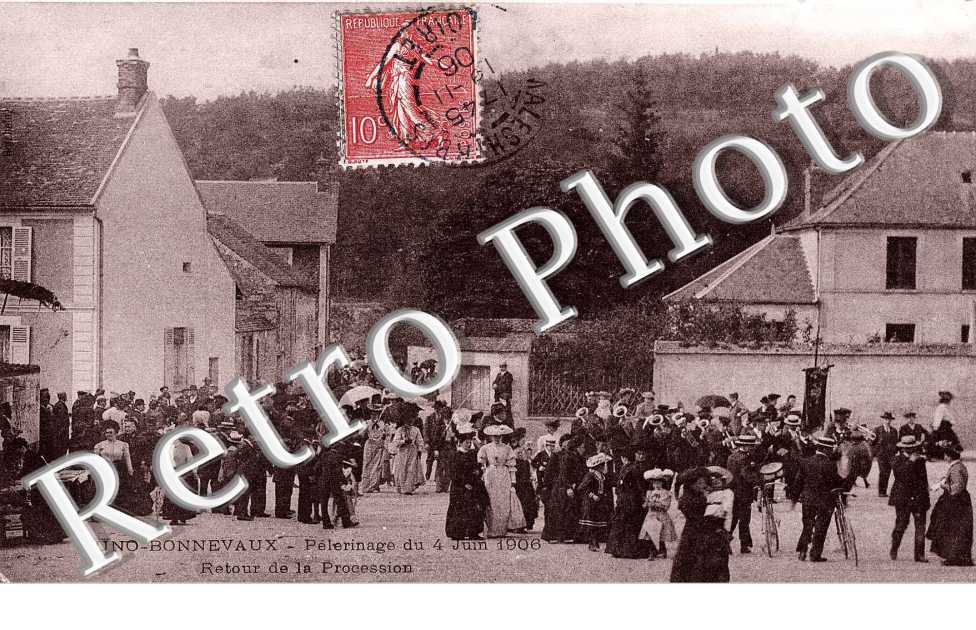 Pelerinage du 4 juin 1906 - retour de la procession