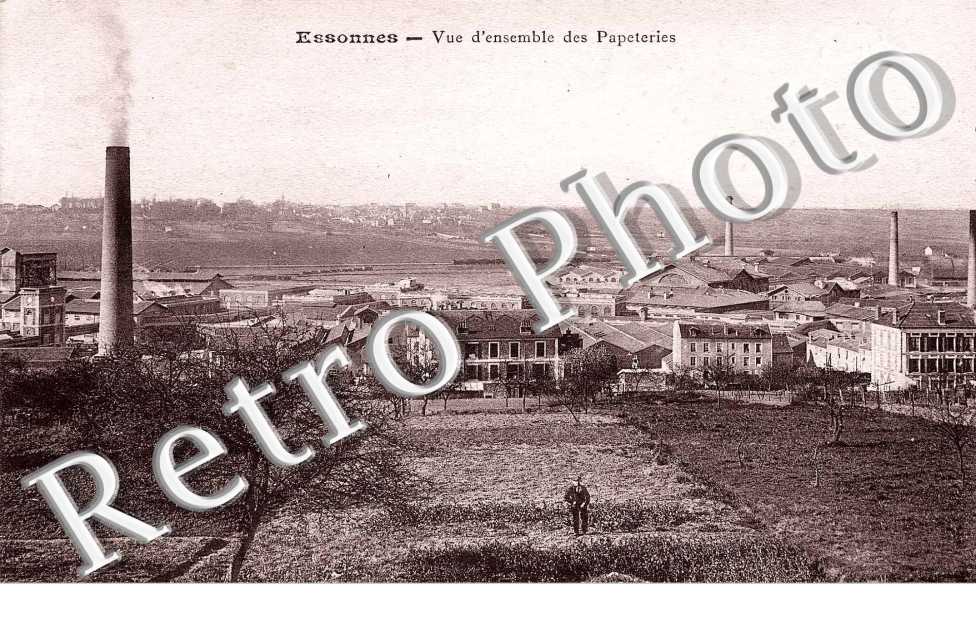 Essonnes Vue d&#039;ensemble des Papeteries