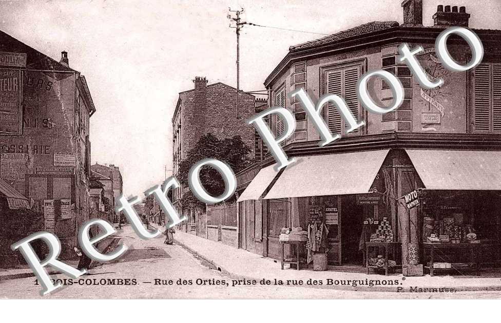 la rue des Ortues prise de la rue des Bourguignons