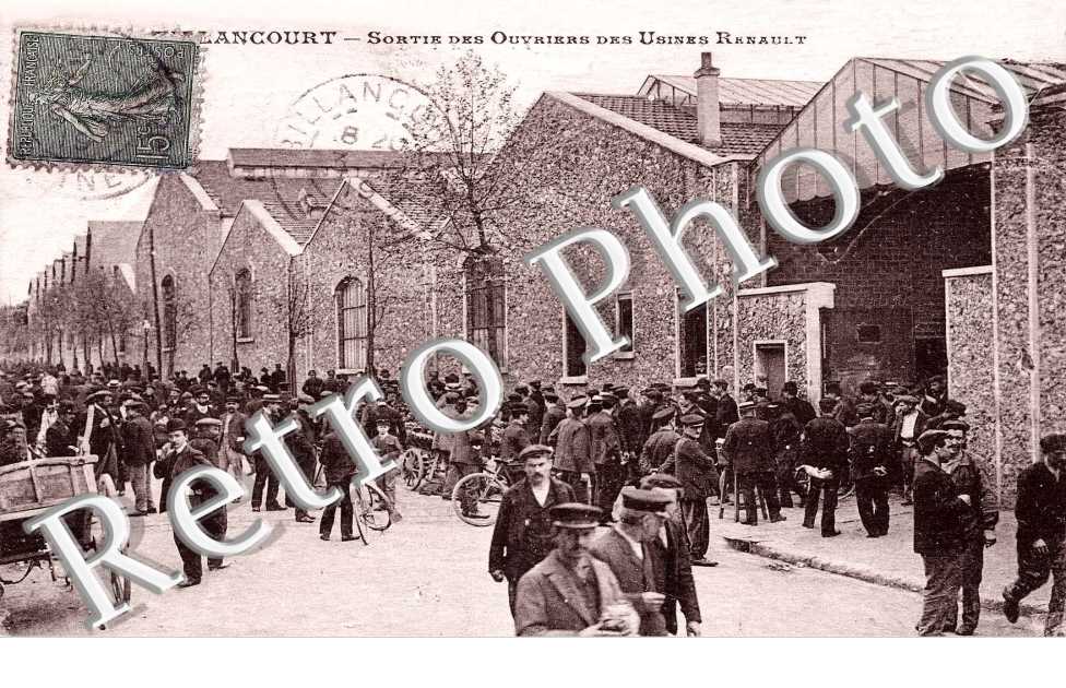 Sortie des ouvriers des usines Renault