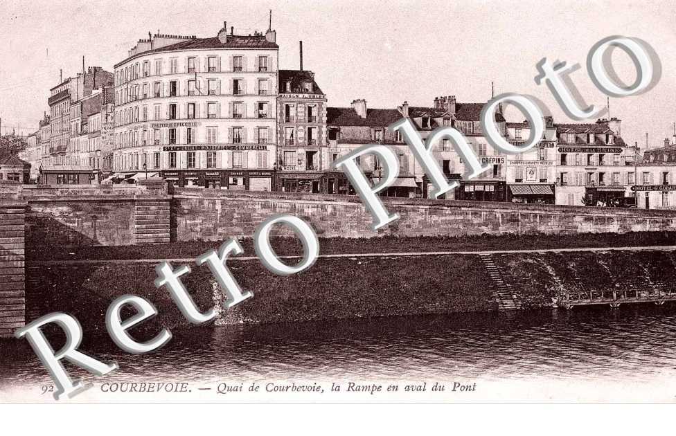quai de Courbevoie, la Rampe en aval du pont