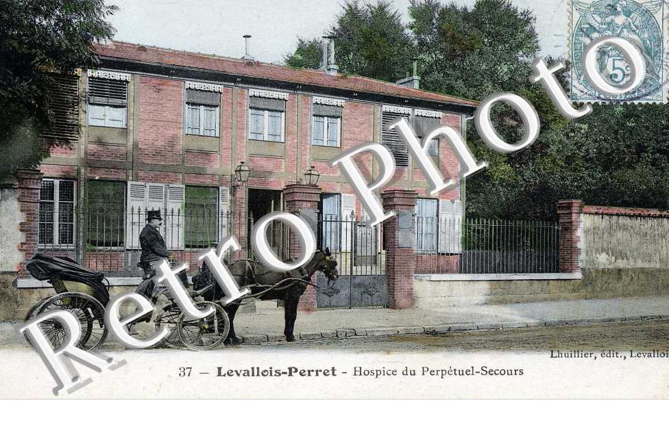 Hospice du perpetuel-secours - attelage de cheval(couleur)
