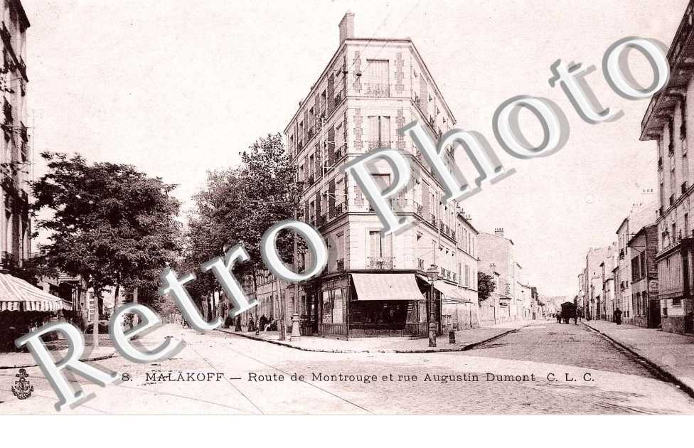 Route de Montrouge et rue Augustin Dumont