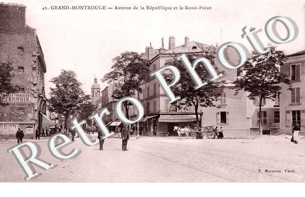 Avenue de la republique et le Rond Point