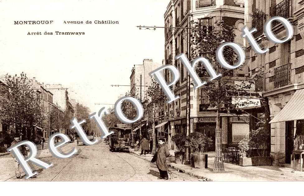 Avenue de Chatillon Arret des Tramways