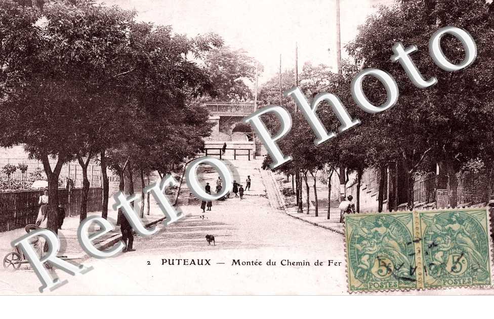 Montee du chemin de fer