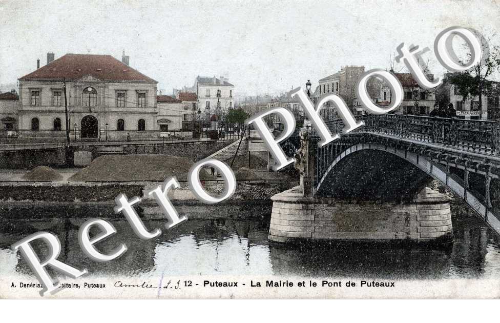 La mairie et le pont (couleur)
