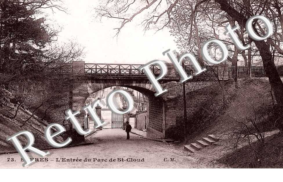 Entree du parc de Saint Cloud