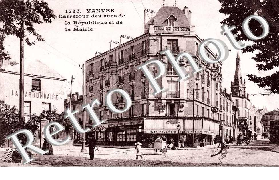 Carrefour des rues de la république et de la mairie