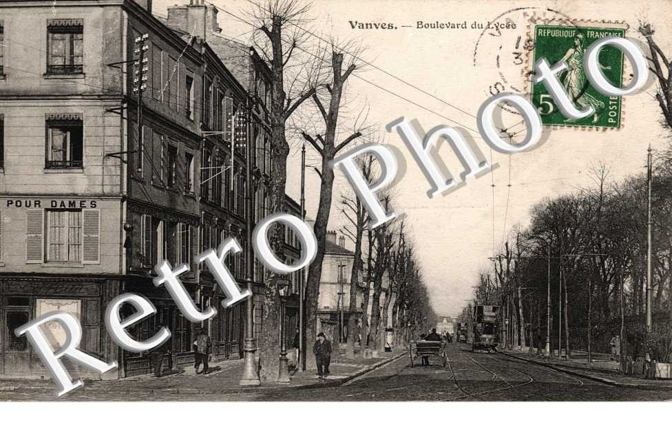 Prise de vue du boulevard du lycée