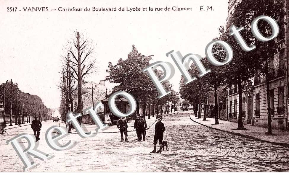 Carrefour du Boulevard du Lycée et la rue de Clamart