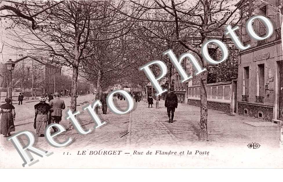 rue de Flandre et la poste